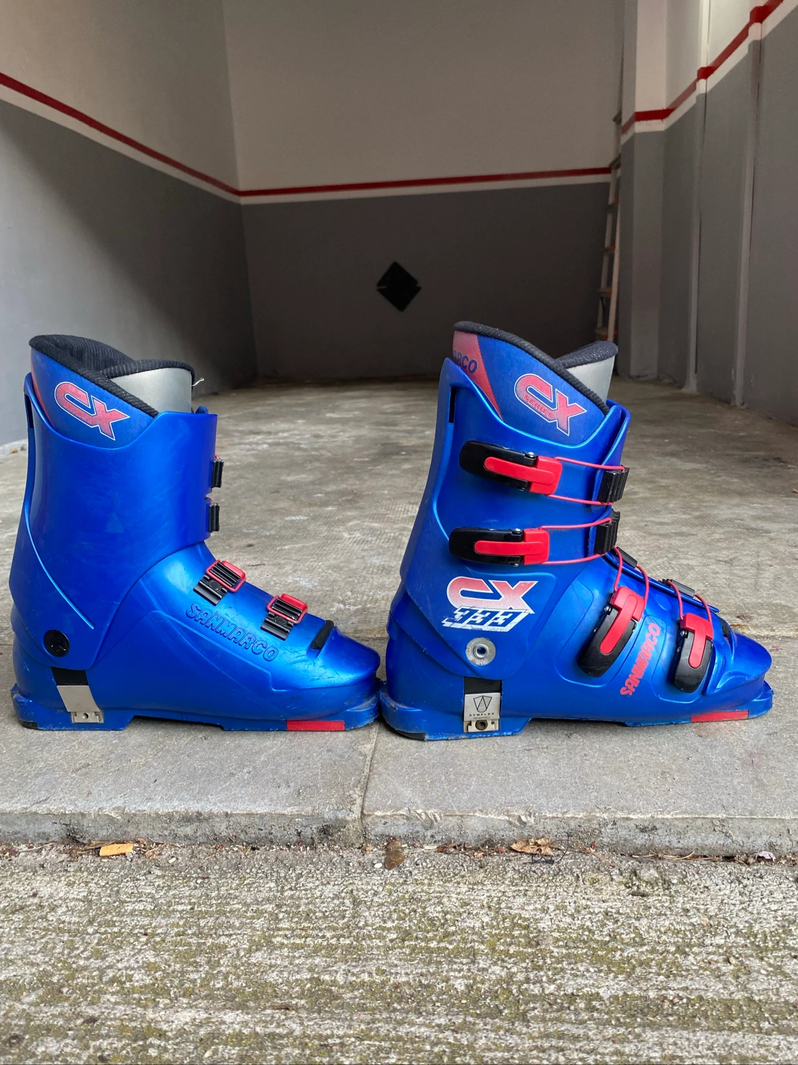 Botas de Esquí Sanmarco CX 333 - Azules/Rojo - Muy Buen Estado – photo 2
